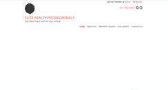 Desktop Screenshot of eliterealtyprofessionals.com
