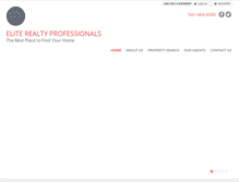 Tablet Screenshot of eliterealtyprofessionals.com